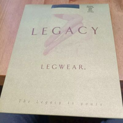 LEGACY Size D Legware BLACK  Control Top Tights Black  A31857
